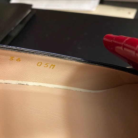 Studded Patent Gucci Marmont Pumps/Loafers - Picture 6 of 16